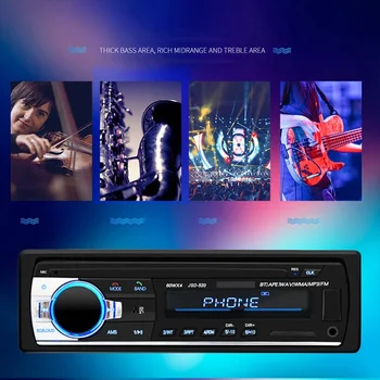 Automobilių Elektronika, Automobilių Radijas Stereo Grotuvo Skaitmeninis Bluetooth Car MP3 Player FM Radijas Stereo Audio Muziką Stereo Audio Player