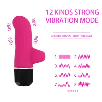 VATINE Silikono Lūpų Piršto Vibratorius 12 Dažnio Sekso Produkto G-spot Klitorio Vaginos Stimuliatorius Sekso Žaislai Moterims