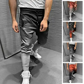 Mens Kelnės Apačioje Sweatpants Raišteliu Kelnės Plius Dydis Fitneso Atsitiktinis
