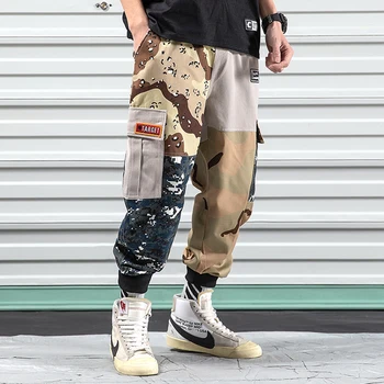 IiDossan 2020 Kratinys Vyrų Krovinių Kelnės Vyrams Multi-Pocket Poilsiu Kelnes Karinių darbo drabužiai Japonijos Harajuku Streetwear Kelnės