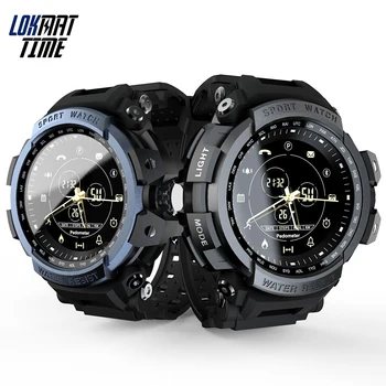 Lokmat Laikrodis Smart Watch Vyrų Sporto Fitneso Lauko Skaitmeninio Smartwatch Pedometer Skambinkite Priminimo Signalą 