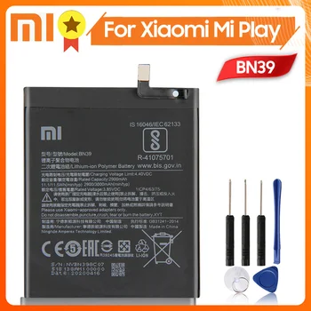 Xiao Mi Xiaomi Mi BN39 Telefono Baterija Xiaomi Mi Žaisti 3000mAh Originalaus Akumuliatoriaus + Įrankis