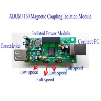 USB Izoliatorius Apsaugos Valdybos Magnetiniu Sukabinimo Izoliacija Modulio ADUM4160 CNC
