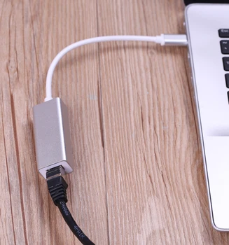USB 2.0 Ethernet Adapter USB2.0 RJ45 Lan Tinklo plokštė Namų Laidinio Tinklo Kabelis Konverteris, skirtas Mac 
