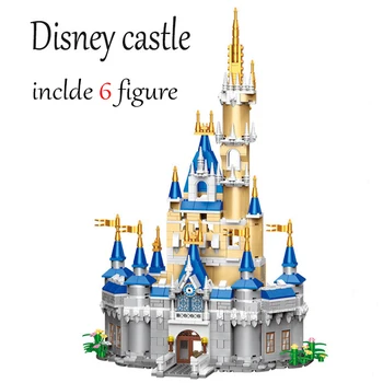 Disneys Princesės Pilis Antis Mergina Blokai Draugų Mergaitė 71040/9001 Blokai, Plytos, Žaislai Vaikams, Dovanos NAUJAS 2021