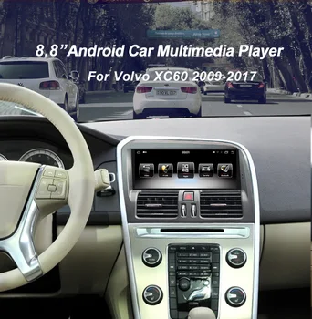 8.8 colių RAM4GRPM64G Android 8.0 PX6 Automobilio Radijas Stereo XC60 2009-M. GPS Navigacijos pagalba kelionę informaiton jutiklinių