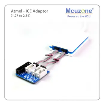 Mcuzone Atmel-LEDO Adapteris Valdybos 1,27 IKI 2.54 AVR(ISP JTAG PDI TPI) SAM(JTAG SWD) ATATMEL-LEDO-ADPT Adapterio Rinkinys Nemokamas Pristatymas