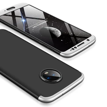Prabanga 360 Laipsnio viso Kūno Padengti Telefoną Atveju Motorola Moto G6 3 1. Šarvai Kietajame KOMPIUTERIO Apsaugos Atvejais Moto G5S Plius Atgal