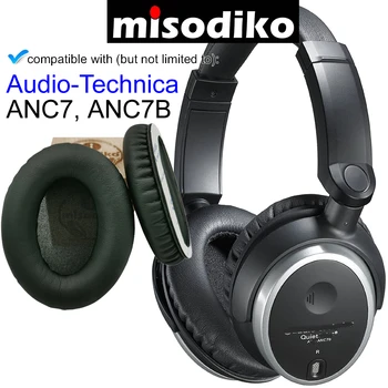 Misodiko Pakeitimo Pagalvėlės, Ausų Pagalvėlės - Audio-Technica ATH ANC7 ATH-ANC7B, Ausinės, Remontas, Dalys Earmuff Gaubteliai