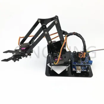 4DOF manipuliatoriaus arduino Roboto ranka nuotolinio valdymo ps2 mg90s