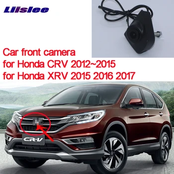 LiisLee Stovėjimo Accessories Automobilio Priekinė Kamera skirta Honda CRV nuo 2012 m. iki m. Honda XRV 2016 2017 Vandeniui CCD