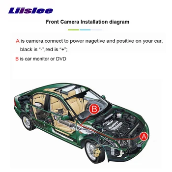 LiisLee Stovėjimo Accessories Automobilio Priekinė Kamera skirta Honda CRV nuo 2012 m. iki m. Honda XRV 2016 2017 Vandeniui CCD