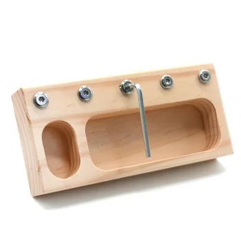 Montessori Bamblys Žaislai Praktinių Gyvenimo Medžiaga Varžtas Valdybos Kelių Įrankiai Mokymosi Švietimo Mediniai Žaislai Vaikams D1564H