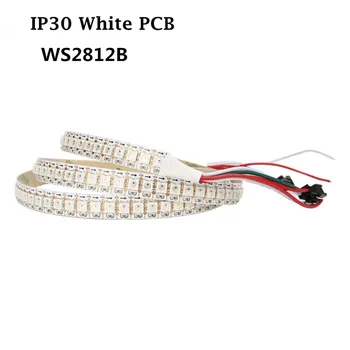 Nemokamas Pristatymas 1m 144leds WS2812B 144 Led/M, 5050 RGB Chip WS2811 IC Skaitmeninis 5V LED Šviesos Juostelės ne, atsparus Vandeniui