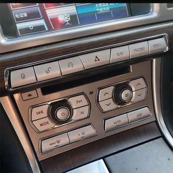 Automobilio Centrinio Kontrolės Multimedijos Mygtukas Lipdukai Oro Kondicionavimo sistema Mygtuką Lipdukai Jaguar XF (2012-m.) Interjero Priedai