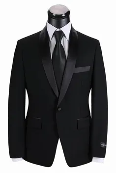 Custom vyrų kostiumas slim fit vestuvių Jaunikis Smokingas Kostiumas vyriški Vestuvių Groomsmen vyriški Kostiumai Nuotakos Kamuolys Suknelė (Striukė + Kelnės)