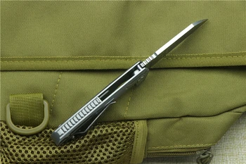 Aukštos kokybės mechaninė kariai sulankstomas peilis guolių D2 plieno ašmenys rankenos lauko kempingas multi-purpose medžioklės EDC įrankis