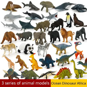 Naujas 12pcs/set modeliavimas Gyvūnų Pasaulyje Zoologijos sodas Modelio Paveikslas Veiksmų Žaislų Rinkinys Animacinių filmų Modeliavimas Gyvūnų Puikus Plastiko Surinkimo Žaislas