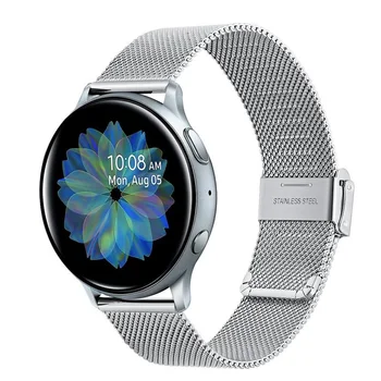 Akių Nerūdijančio Plieno Watchband Samsung Galaxy Žiūrėti Aktyvios 2 40mm 44mm Milano Juostos 