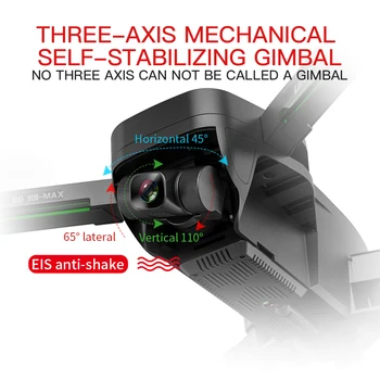 Naujas SG906 ProMAX Drone HD Kamera 4K5GWIFI GPS Sistema Automatinis Kliūčių Vengimo 3-ašis, anti-shake Profesinės Brushless Drone