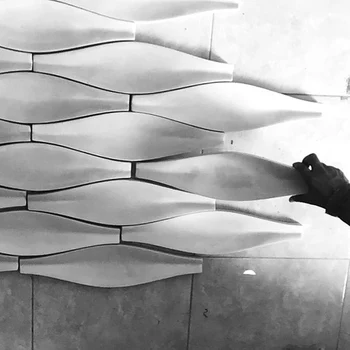 Geometrinis dizainas betono sienos plytelių silikono formos cemento TV fono sienos pasta pelėsių tinkas, dekoratyvinės sienų plytelės, pelėsių