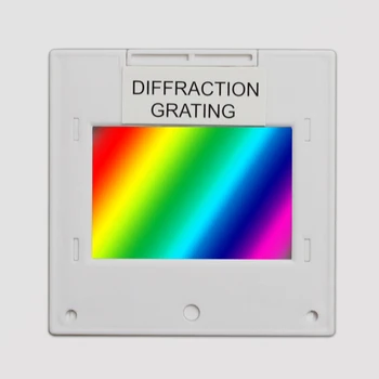 Difrakcijos gardelės 600lines 1mm Optinis mokymo eksperimentas Perdavimo grotelėmis Spektrofotometru Pritaikoma