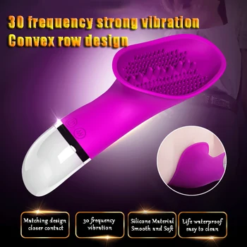 Kalba Lyžis Vibratorius 30 Dažnio Vibracijos Silent Makšties Masažas, G-taško Stimuliatorius Sekso Žaislai Suaugusiems Moterys