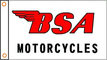 Motociklo vėliavos BSA Reklama 3ftx5ft Poliesteris 01