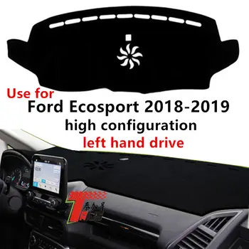 Taijs Kairėje Ratai Aukštos Poliesterio Pluošto Stabdžių UV Automobilio prietaisų Skydelio Dangtelį Kilimėlis Ford Ecosport 2018 2019 2020 M. Aukštos Konfigūracija