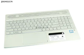 JIANGLUN Nešiojamas Palmrest Viršų Padengti Su MUMIS Išdėstymo Klaviatūra HP 15-CS 15-CS0061ST L24752-001 Sidabro Spalvos