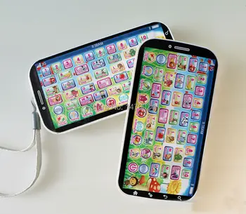 Y-Telefono anglų Kalbos Mokymosi Mašina,Vaikams, žaislas, mobilusis telefonas Švietimo Žaislai Jutiklinis Ekranas kūdikių žaislas Vaikams su 48 Klavišus