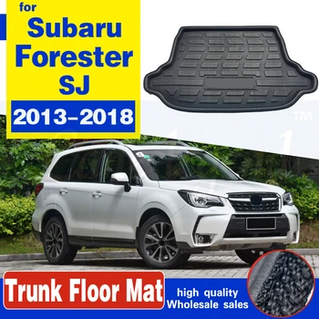 Tinka Subaru Forester SJ 2013-2018 m. Įkrovos Linijinės Galinis Grindų Kilimėlis Krovinių Perkrovimo Dėklas Trinkelėmis Raštas Purvo Ateityje m. m. 2016 m.