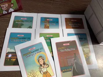 108 Knyga/set Kelionė į vakarus anglų kalba Istorija Knygelių Vaikams Mokytis anglų kalbos, Skaityti Knygas Vaikams