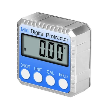 Skaitmeninis Inclinometer Lygio Matuoklis 360 Laipsnių Didelio Tikslumo Lygio Indikatorius Detektorius Declinometer Kampas Dėžutę
