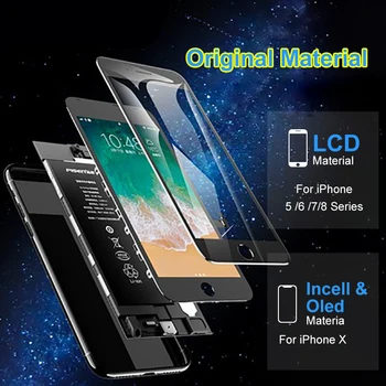 Originalus Ekranas LCD iPhone 5 5SE 6 6s 7 Plus Jutiklinis Ekranas, 