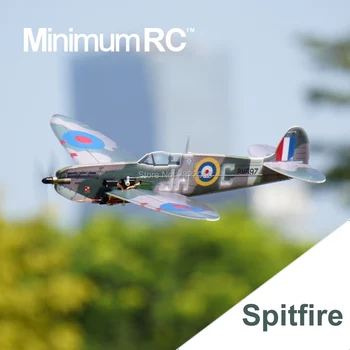 MinimumRC Spitfire 360mm Sparnų ilgis 4 Kanalų Treneris Fiksuoto sparno RC Lėktuvo Lauko Žaislus Vaikams Dovanos Vaikams