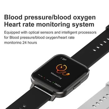 Smart Watch Moterų Fitneso Tracker Širdies ritmas, kraujospūdžio Stebėsenos 