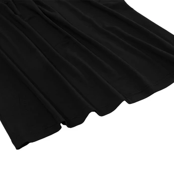 Mados minkštas modalinis spandex atsitiktinis palaidų moteris rezervuaro viršaus juodi berankoviai 0-kaklo, moterų topai plius dydis M30328