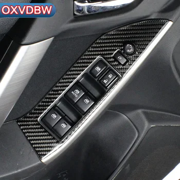 Dėl Subaru Forester SJ priedai lango kėlimo valdymo skydas papuošti anglies pluošto, automobilių vidaus apdailos lipdukai 20131417