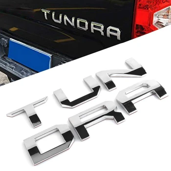 Specialių 3D Bagažinės Įdėkite 3D Metalo Laiškai Toyota Tundra-2019 - (Ne Lipdukas Lipdukas)