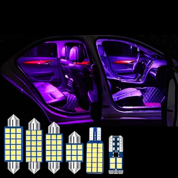 2vnt Error Free Auto LED Lemputės Automobilių Salono Šviesos Rinkinys Dome Skaitymo Lemputė bagažo skyriaus Lempos MG 3 MG3 2012 2013 2016 2017