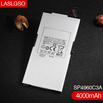 5vnt/daug Geros Kokybės, 3.7 V, 14.8 wh 4000mAh Baterija SP4960C3A, Skirtas Samsung Galaxy Tab P1000 (GT-P1000) P1010 B056H004-001
