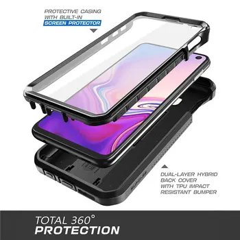 SUPCASE Samsung Galaxy S10e Atveju 5.8 colių UB Pro viso Kūno Tvirtas Dėklas Atveju su Built-in Screen Protector & Atrama
