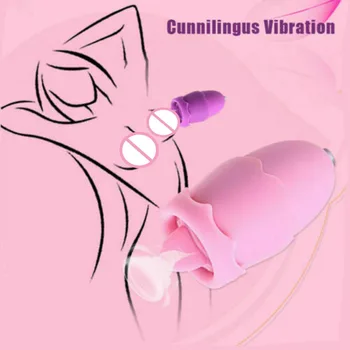 Lyžis Vibruojantis Liežuvio Vibratorius, Sekso Žaislai Moterims, Moterų Spenelių Čiulpti Klitorio Stimuliatorius Gyvis Vibratoriai-35