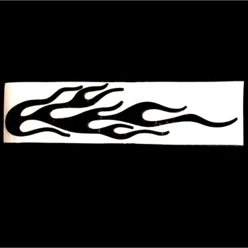 Didmeninė Kietas Liepsna 3D automobilių lipdukas logotipas ženklelis lipduką galinio vaizdo veidrodis, motociklo, Automobilio stiliaus apdaila decal minkštas PVC