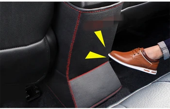 Už Suzuki Vitara 2016-2018 galinėje sėdynėje lauke anti-kick pleistras dekoratyviniai lipdiniai automobilio formos Vidaus apdaila, Auto Priedai