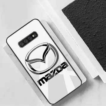 Karšto Režimas Supilkite Mazda Logotipą, Telefono Dėklas Grūdintas Stiklas Samsung S20 Plius S7 S8 S9 S10 Plus Pastaba 8 9 10 Plius
