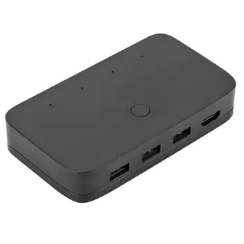 HDMI 2-1-iš Pelę, Klaviatūrą, USB Dalininko Kompiuterio Kabeliai, Jungtys, HDMI KVM 2-port/4-port Switch Kompiuteriui Priimančiosios Dropshipping