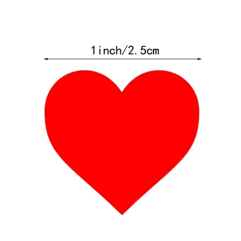100-500pcs Širdies Formos Meilės Lipdukas Antspaudas Etiketės, užrašų knygelė dovanų Pakavimo Gimtadienio Prekių mielas kanceliarinės prekės lipdukas