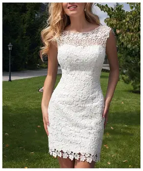2020 Naujas Princesė Pigūs Vestuvių Suknelė Mini Appliqued Nuimamas Traukinio Vestuvių Suknelė Be Rankovių Boho Nuotakos Suknelė Vestido De Noiva